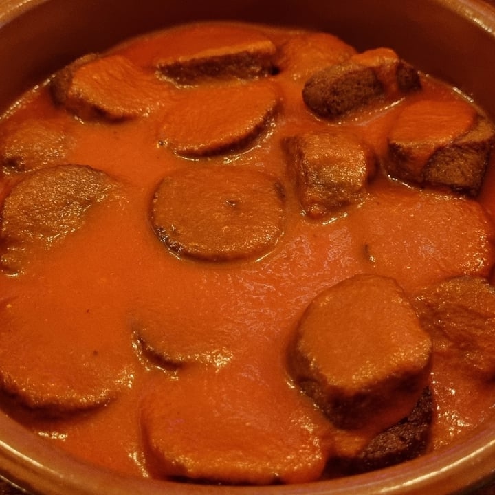 photo of La Oveja Negra taberna vegana. Chorizo A La Sidra shared by @luciamf on  27 Feb 2022 - review