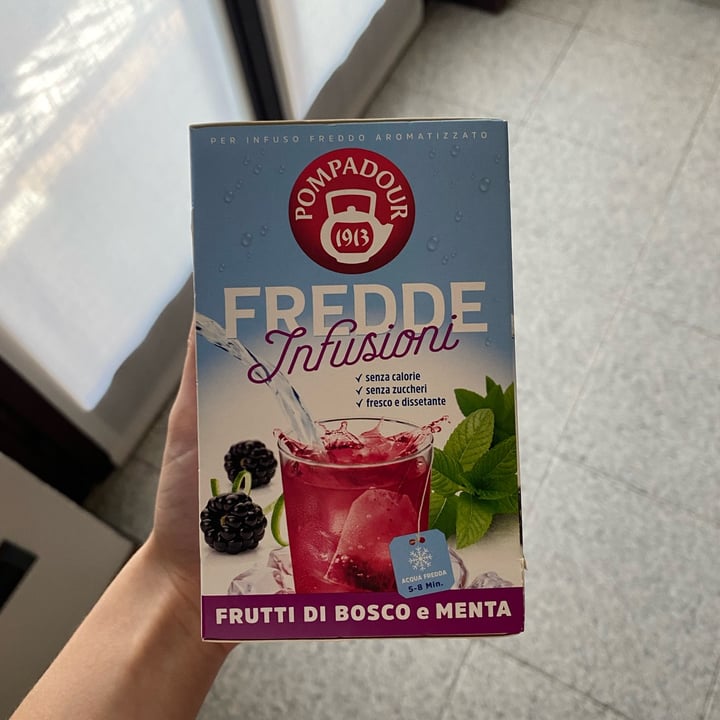 photo of Pompadour Fredde infusioni Frutti Di Bosco E Menta shared by @camomillaaa on  12 Jun 2022 - review