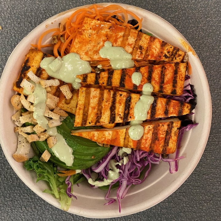 photo of Orchard Grocer Upstater Buffalo Tofu Salad shared by @janetisvegan on  17 Jul 2021 - review