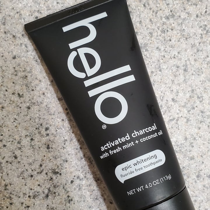 photo of Hello Activated Charcoal Epic Whitening Flouride Free Toothpaste shared by @maryblacksheep on  18 Aug 2020 - review