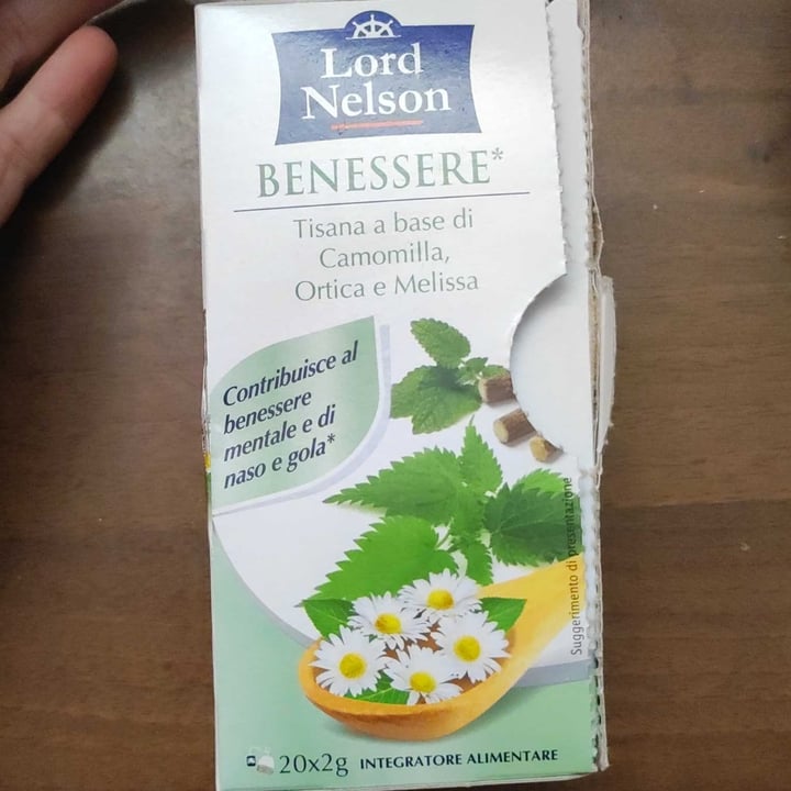 review photo of Lord Nelson Benessere tisana a base di camomilla, ortica e Melissa shared by @elisatirrito on 14 Jun 2022 - review