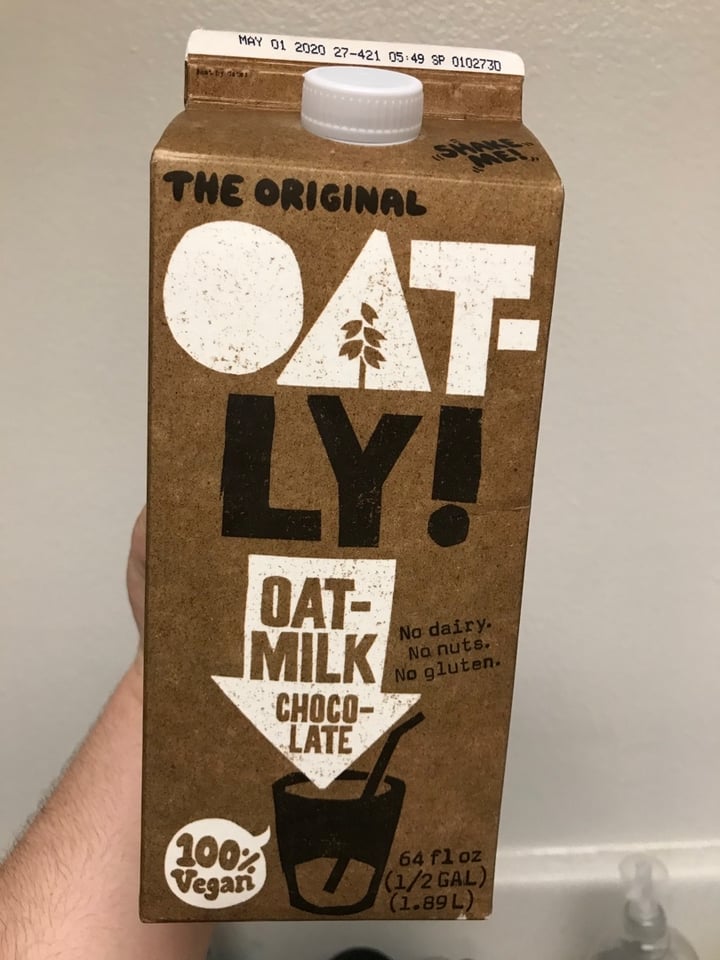 photo of Oatly Oat Drink Chocolate shared by @natalierichardson on  11 Feb 2020 - review