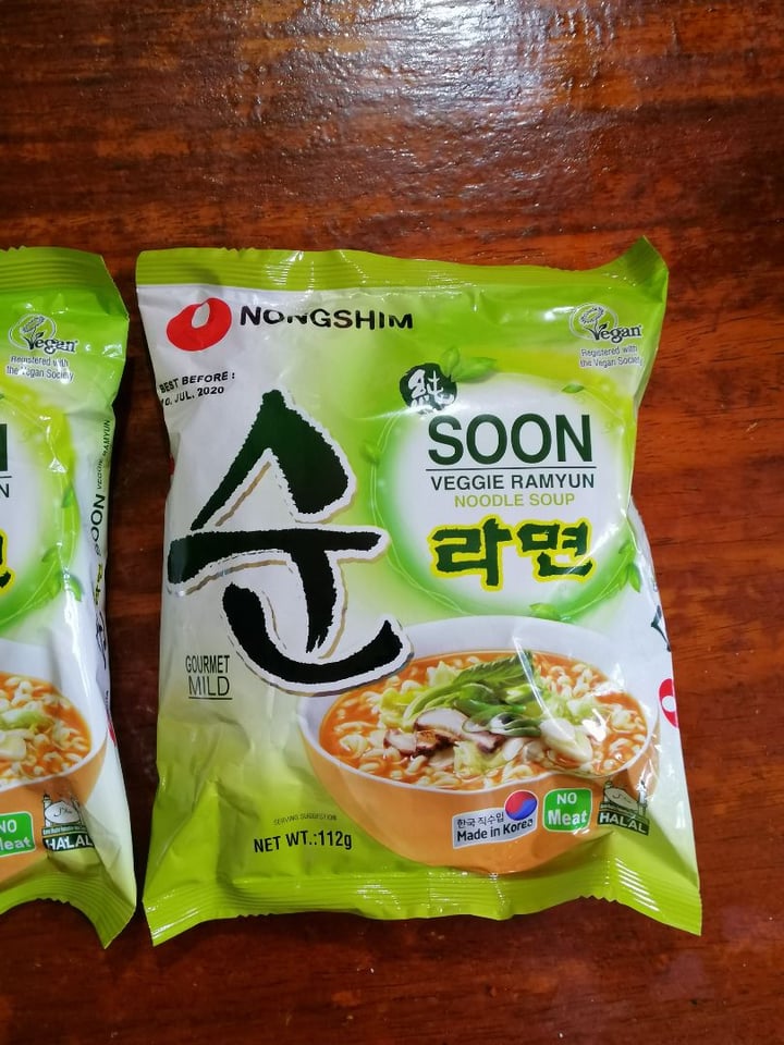 review photo of NONGSHIM (농심) Soon Veggie Cup Noodle Soup shared by @stanley on 11 Sep 2019 - review