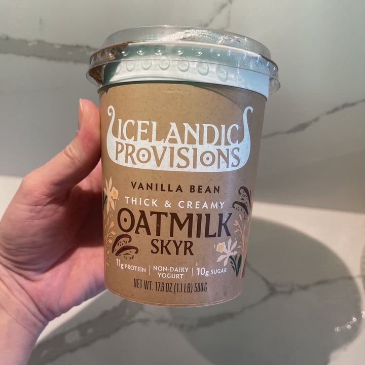 photo of Islandic provisions Vanilla Bean Oat milk  Skyr shared by @sandy87 on  23 Jul 2021 - review