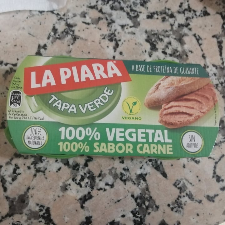 review photo of La Piara Paté a base de proteína de guisantes shared by @aloneintheriver on 30 Dec 2021 - review
