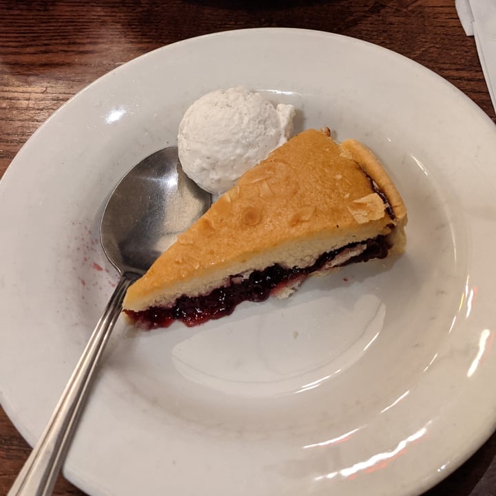 review photo of Plough Inn - Pub & Carvery Cherry Bakewell Tart shared by @beccasaurus on 29 Nov 2022 - review