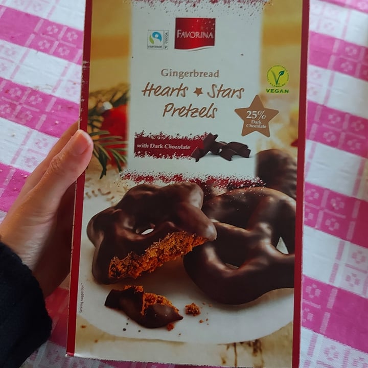 photo of Favorina assorted lebkuchen shapes with dark chocolate shared by @lacucinadilena on  04 Dec 2022 - review