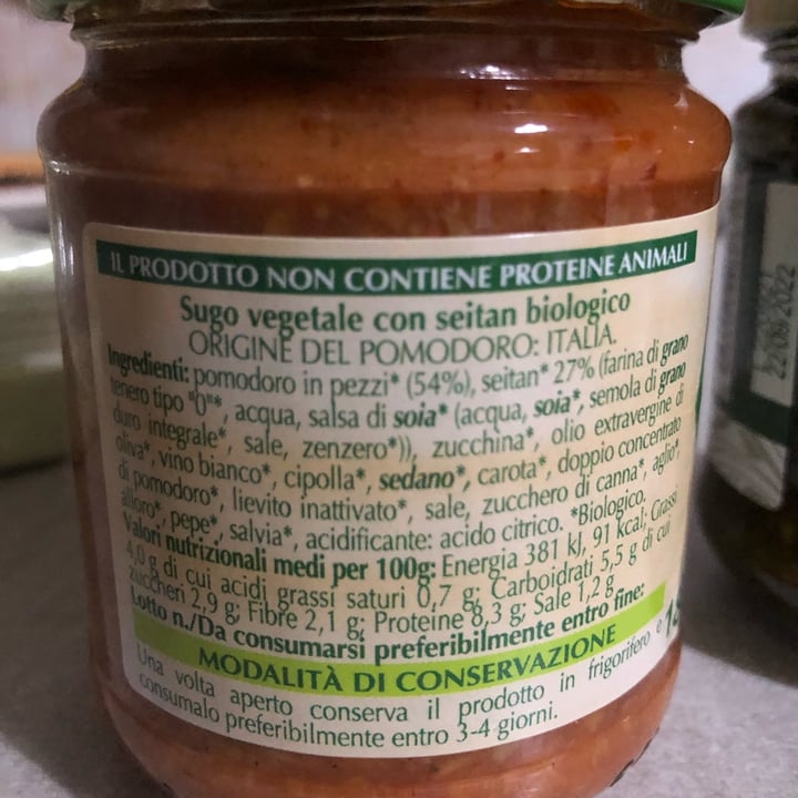 review photo of Vivi Verde Coop Ragù Vegetale Con Seitan shared by @alicesac on 01 Dec 2021 - review
