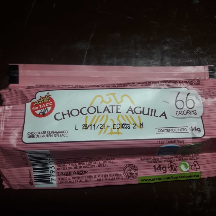 review photo of Aguila Barrita de Chocolate shared by @piedrapatagonica on 27 Dec 2020 - review