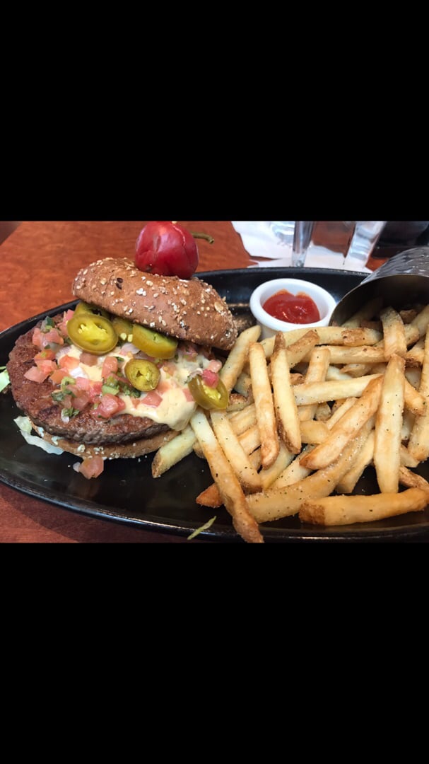 photo of CRAVE American Kitchen & Sushi Bar Vegan Santa Fe Burger shared by @kristalslange on  24 Mar 2019 - review