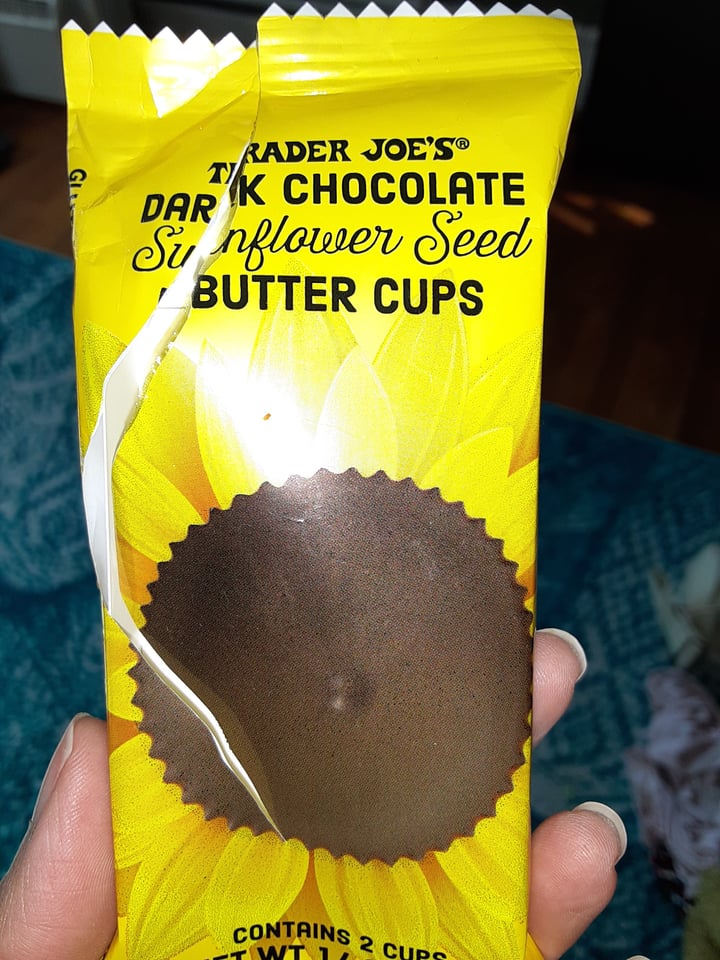 photo of Trader Joe's Dark Chocolate  Sunflower Seed Butter Cups shared by @jennysneal on  15 Oct 2020 - review