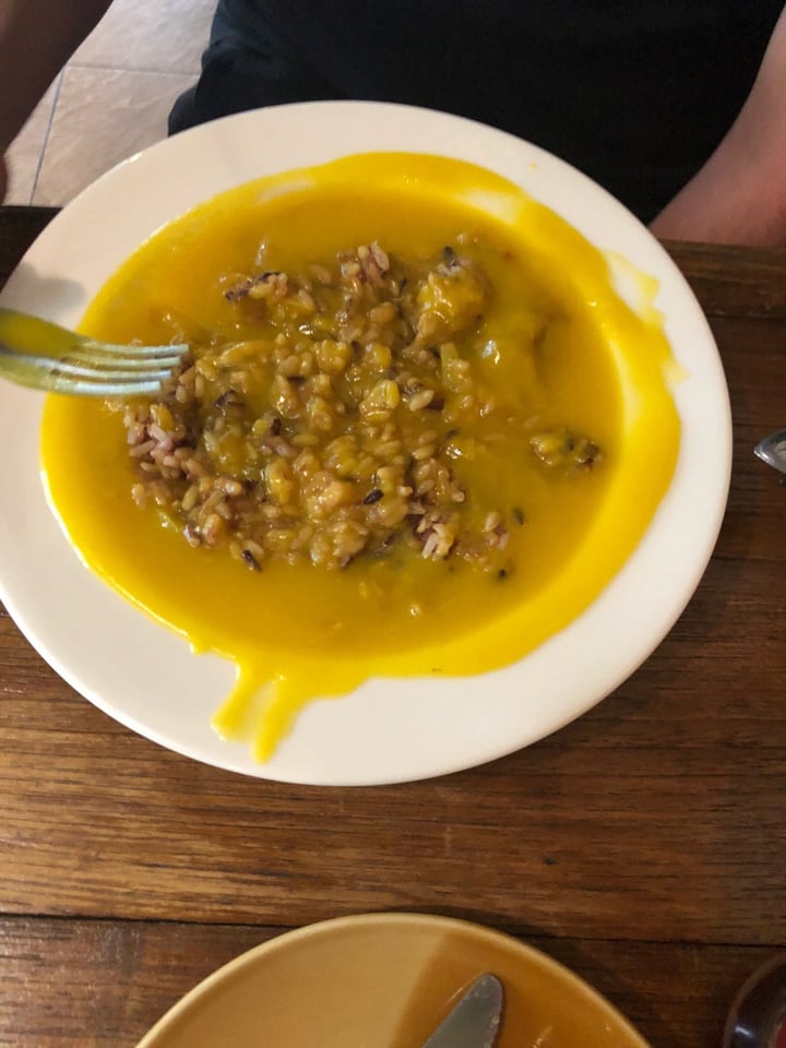photo of Blue Diamond Pumpkin soup (added side of rice) shared by @ateretgoldman on  28 Jun 2018 - review