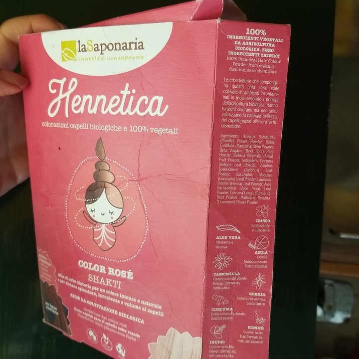 photo of La Saponaria Hennetica - Tinta vegetale color rosé - Shakti shared by @alvi2957 on  24 Aug 2022 - review