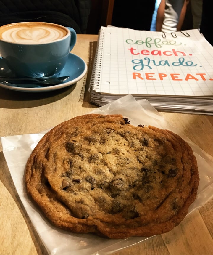 photo of First Village Coffee Chocolate Chip Cookie shared by @thevegspot on  03 Oct 2018 - review