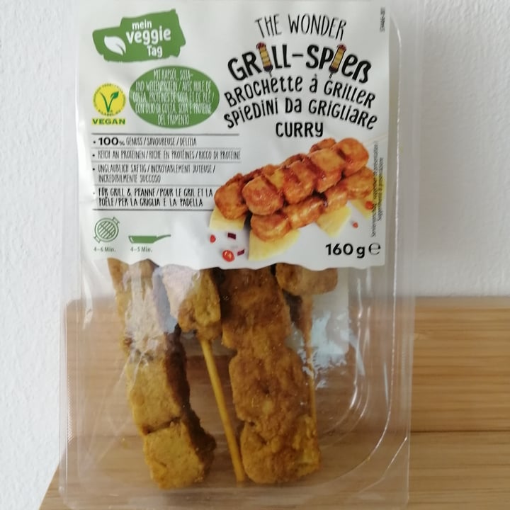 photo of Mein Veggie Tag The Wonder Grillspieß curry shared by @francescamomoli on  25 May 2022 - review