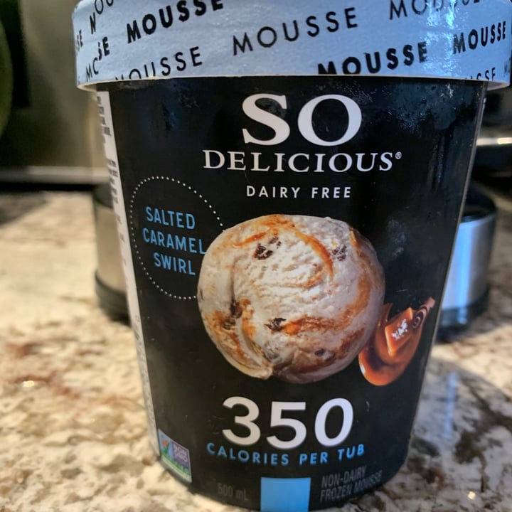 photo of So Delicious Dairy Free Salted Caramel Swirl Mousse shared by @valley123 on  25 Jun 2021 - review