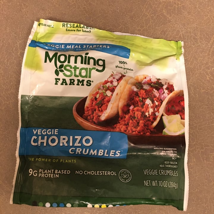 review photo of MorningStar Farms Veggie Chorizo Crumbles shared by @monilooch on 31 May 2022 - review