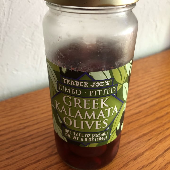 photo of Trader Joe's Jumbo Greek Kalamata Olives shared by @peggiwood on  15 May 2022 - review