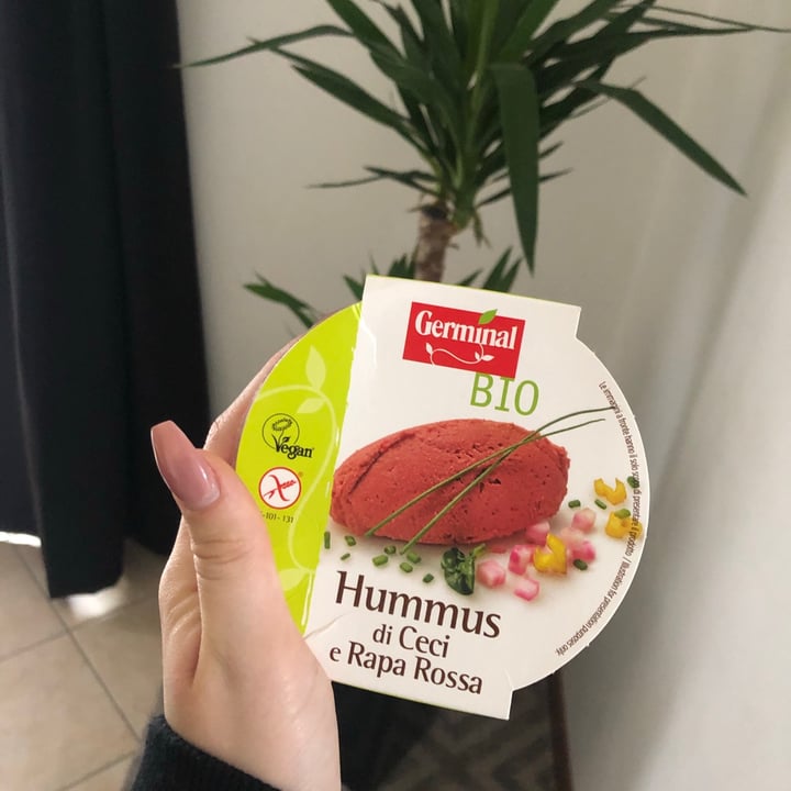 review photo of Germinal Bio Hummus con Remolacha shared by @katandkey on 18 Feb 2021 - review