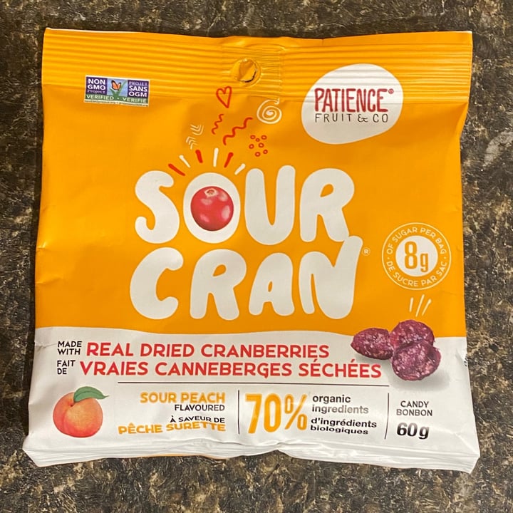 photo of Patience fruit & co Sour Cran Peach Flavour shared by @meaghants on  28 Jun 2021 - review