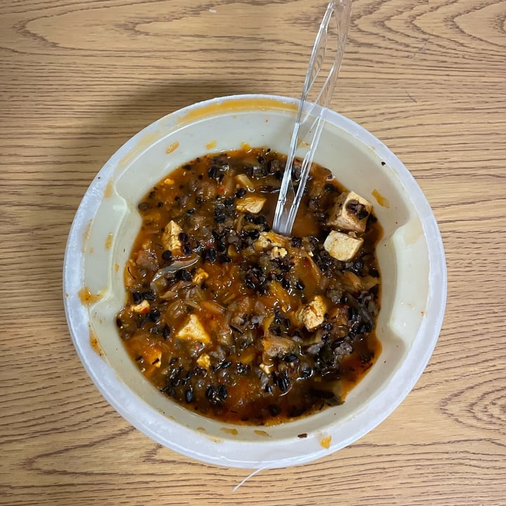 review photo of Trader Joe's Kimchi & Tofu Soup shared by @ashleymccallum on 15 Feb 2022 - review