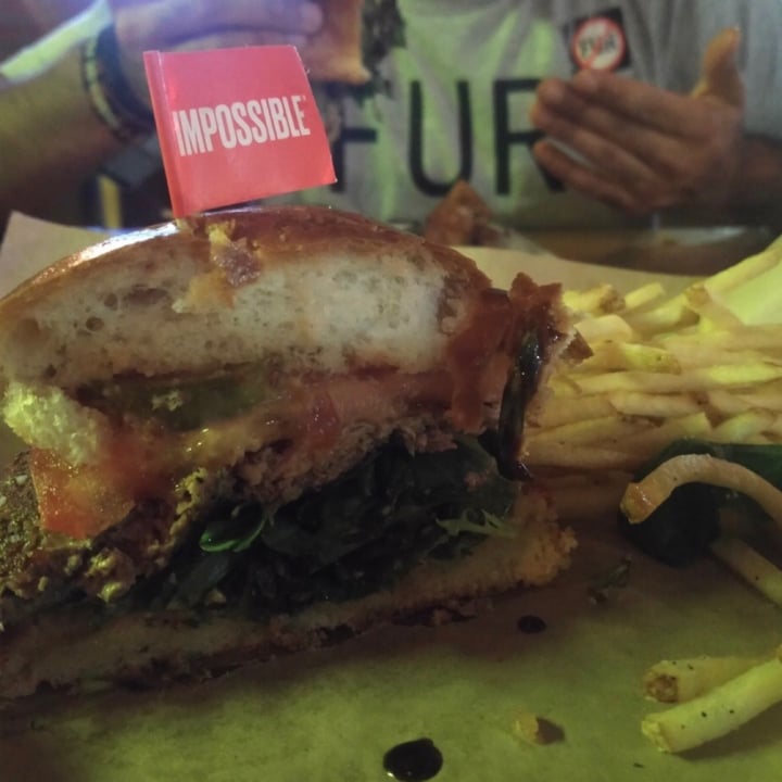 photo of Beelman's Impossible Burger shared by @annbience on  30 Apr 2020 - review