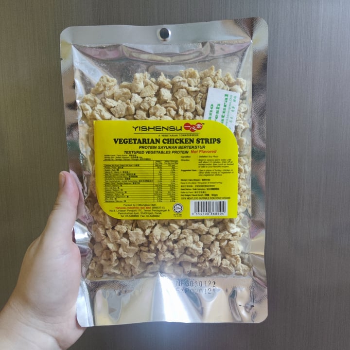 review photo of Yishensu Vegetarian Chicken Strips shared by @rafaelasomer on 16 Jul 2022 - review