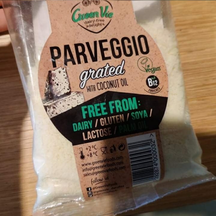 photo of GreenVie Foods Parmesan grated shared by @katerinapap on  18 Aug 2022 - review