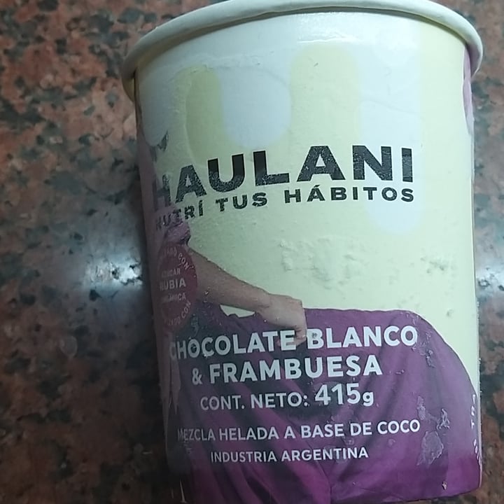 review photo of Haulani Helado de Chocolate Blanco y Frambuesas shared by @animiguens on 27 Oct 2022 - review