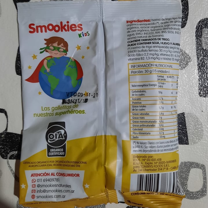 photo of Smookies Galletitas Orgánicas De Banana shared by @chuny on  01 Feb 2022 - review