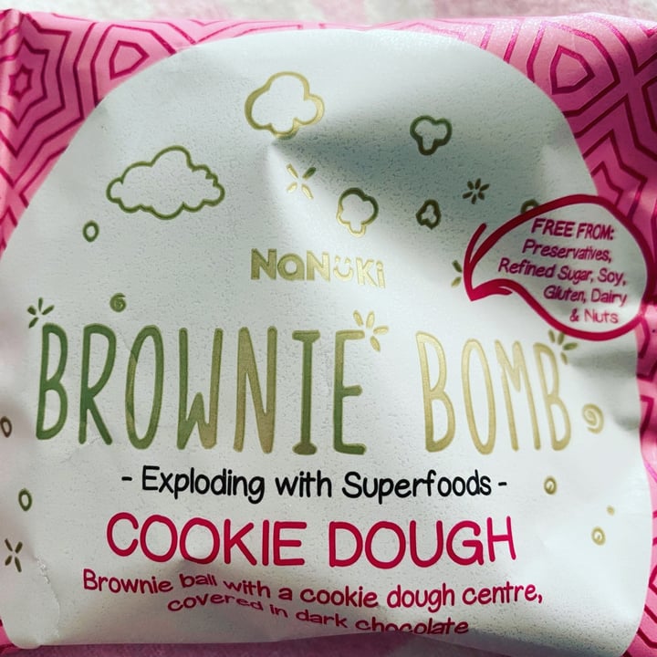 photo of Nanuki Brownie Bomb Cookie Dough shared by @veganinafrica on  12 Sep 2021 - review