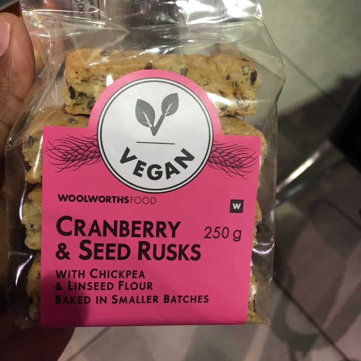 photo of Woolworths Woolworths vegan rusks shared by @riven on  11 Apr 2021 - review