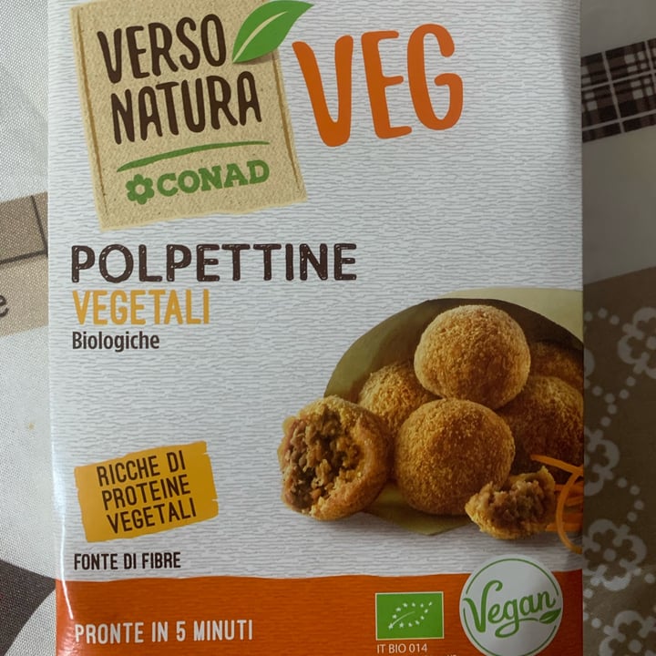photo of Verso Natura Conad Veg Polpettine vegetali biologiche shared by @saraher on  07 Nov 2021 - review