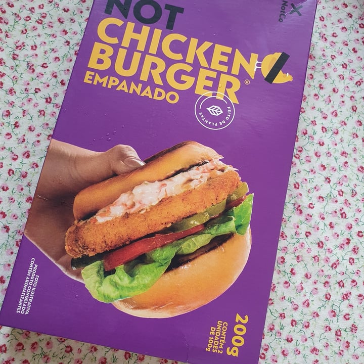 photo of NotCo Not Chicken Burger shared by @thiagotulsi on  02 Jun 2022 - review