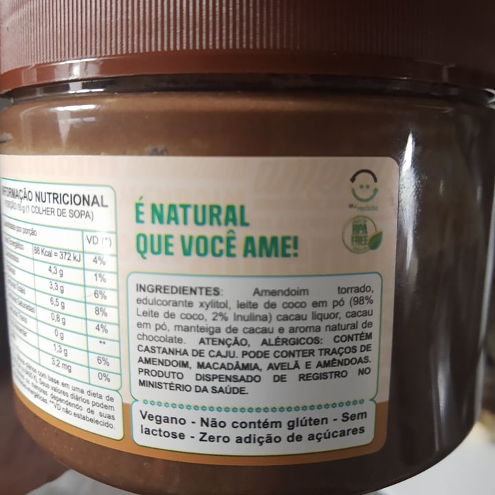 review photo of Eat clean Pasta De Amendoim Chocolate Belga shared by @erossi on 19 Jun 2022 - review