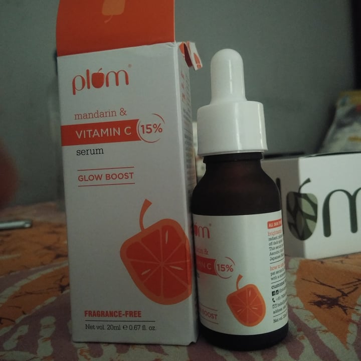 photo of Plum 15% Vitamin C Face Serum with Mandarin shared by @anjunj on  03 May 2022 - review