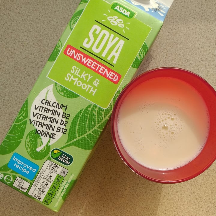 photo of ASDA Soya Milk Unsweetened shared by @klavina on  31 May 2021 - review