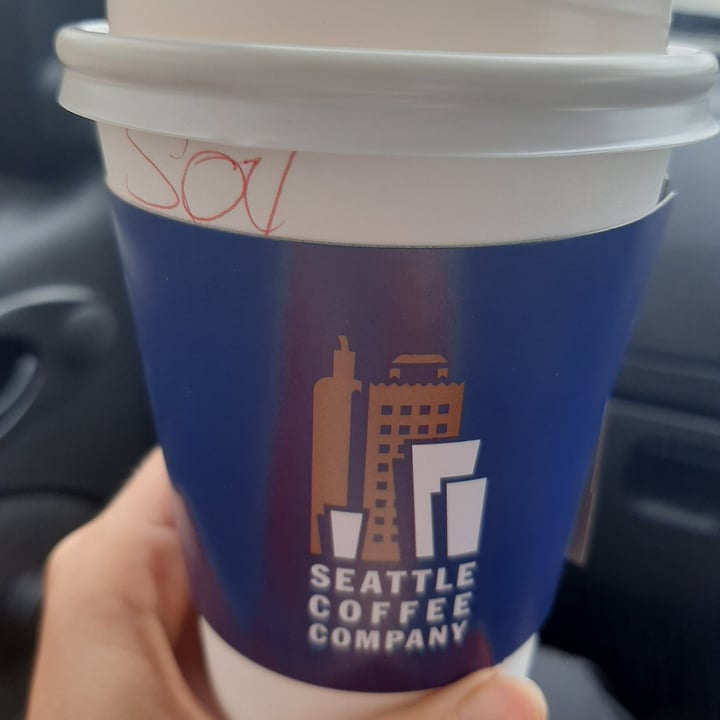 review photo of Seattle Coffee Company soy capuccino shared by @aliciazoem on 22 Jan 2022 - review