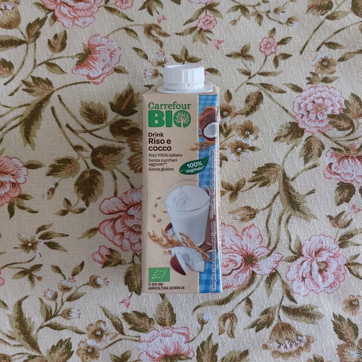 photo of Carrefour Bio Drink riso e cocco shared by @hojder on  13 Dec 2022 - review