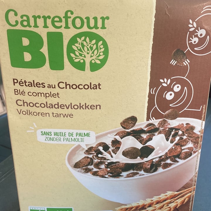 photo of Carrefour Bio Pétales au Chocolat shared by @yleniaepb on  08 Jul 2022 - review