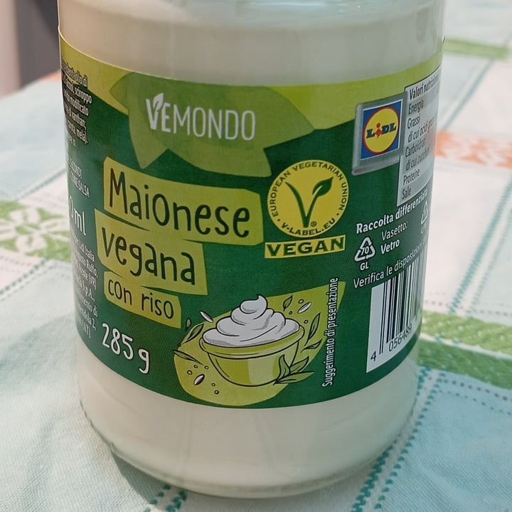 photo of Vemondo Maionese vegana con riso shared by @shelises on  10 Mar 2022 - review