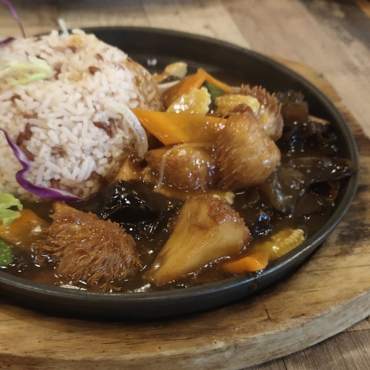photo of Nature Cafe Hot Plate Monkey Head Mushroom Rice Set shared by @amazinganne on  22 Oct 2020 - review
