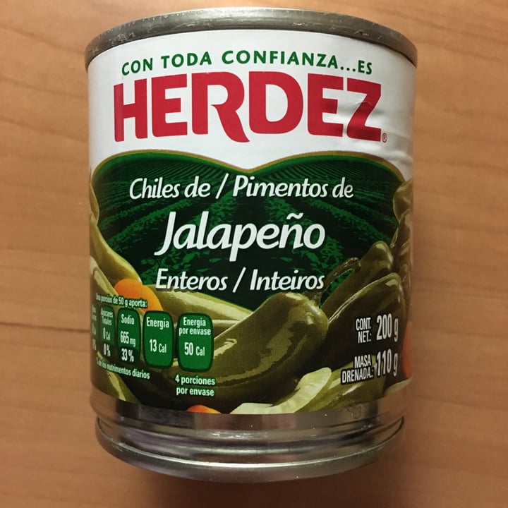 photo of Herdez Jalapeños Enteros shared by @comocomervegetales on  17 Oct 2020 - review