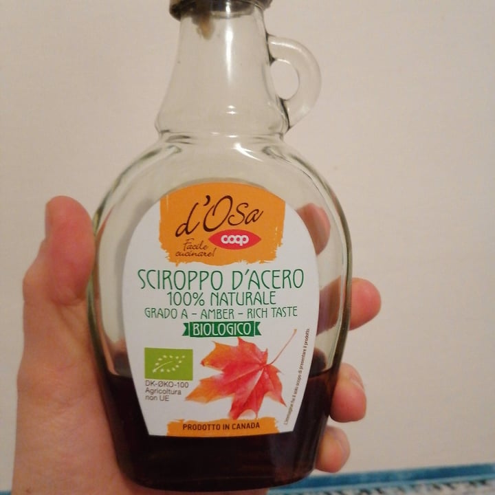 review photo of Coop Sciroppo d'acero biologico shared by @eleoseppia on 14 Mar 2022 - review