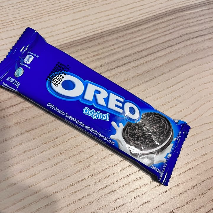 photo of  Mondelēz International 2 Oreo pack dessert shared by @veganlover123 on  04 May 2022 - review