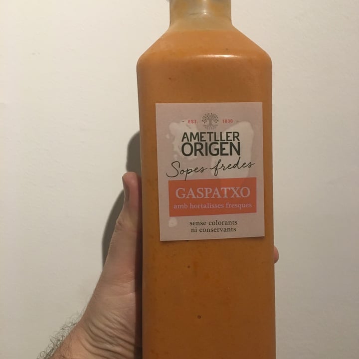 photo of Ametller Origen Gazpacho con hostalizas frescas shared by @ferbcn on  21 Jul 2020 - review