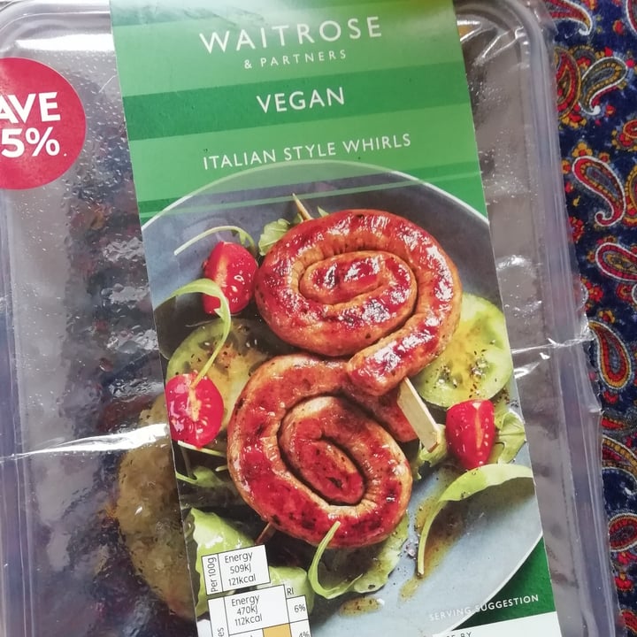 photo of Waitrose Vegan Italian Style Whirls shared by @sassenach1983 on  11 Aug 2020 - review