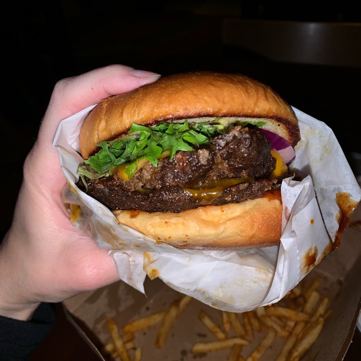 photo of Native Foods Cafe Native Double Cheese Burger shared by @canica on  15 Dec 2021 - review