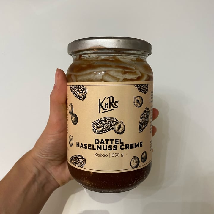 review photo of Koro Dattel Haselnuss Creme - Crema di Datteri e Nocciole shared by @supermarti on 15 Oct 2022 - review