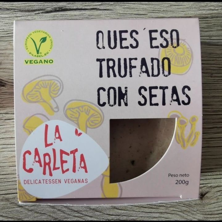 photo of La Carleta Keso Con Trufa Y Setas shared by @ladyvegan84 on  21 Apr 2022 - review